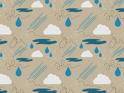 Rainy Pattern digital illustration pattern vector