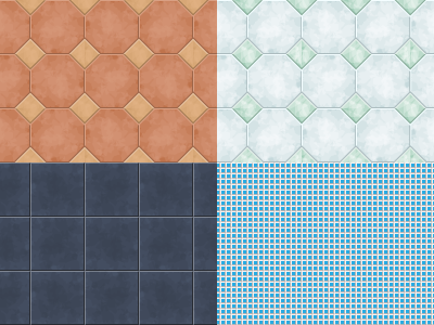 Tiles digital illustration vector