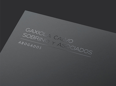 Gaxiola Calvo Sobrino Y Asociados branding logo logo design logo designer typography website