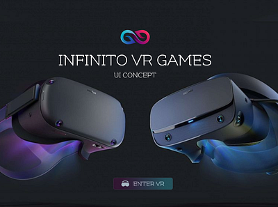 Infinito VR Games UI Design 3d ar games product design ui vr