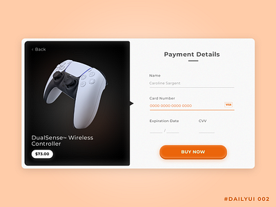 #DailyUI002 - Credit card checkout page dailyui002 design graphic design ui ux