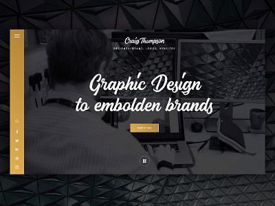 Personal Portfolio Redesign in Webflow branding graphic design portfolio ui web design webflow