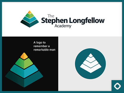 The Stephen Longfellow Academy Logo Design brand branding branding design design logo non profit school