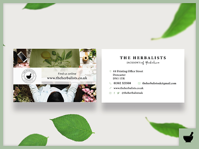 The Herbalists Business Cards