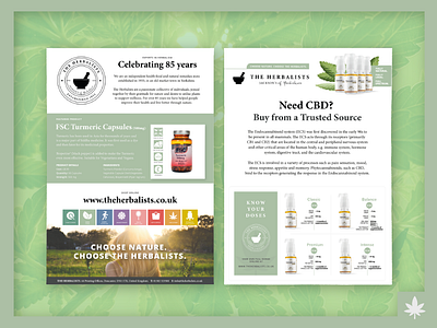 The Herbalists CBD Flyer