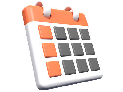 3D Icon Calender