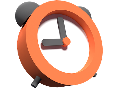 3D Icon Clock 3d clock design graphic design icon illustration