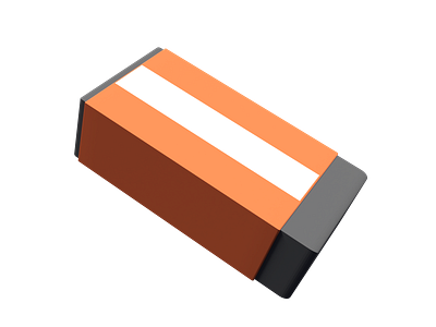 3D Icon Eraser 3d design eraser graphic design icon illustration