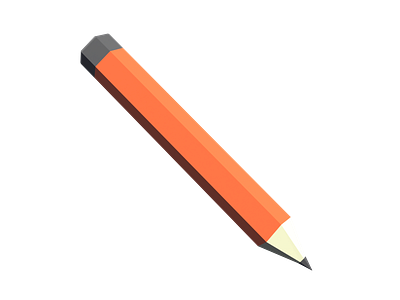 3D Icon Pencil 3d design graphic design icon illustration pencil