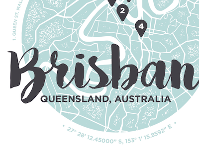 Brisbane Map australia brisbane map