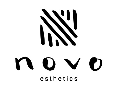 Logo Design - Novo Esthetics Studio balance branding esthetics hand drawn harmony lettering logo minimal organic typography