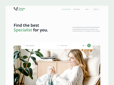 Therapy Panda - Website design ui ux web design