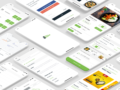 8Tiffins Mobile App app design food app food app design minimal mobile app design user experience design user interface design