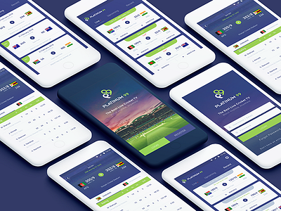 Live Cricket Score & Stream App app design ui design ux design