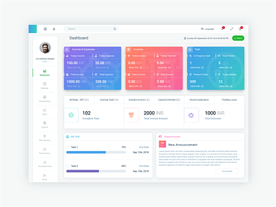 Employee Dashboard Design