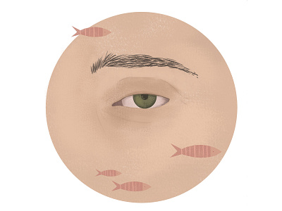 Lover´s Eye (II) angeladelavega eye fish green greeneye ilustración ilustración digital love lovers photoshop