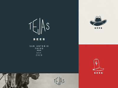 Tejas Beer branding hand drawn handlettering identity illustraion typogaphy