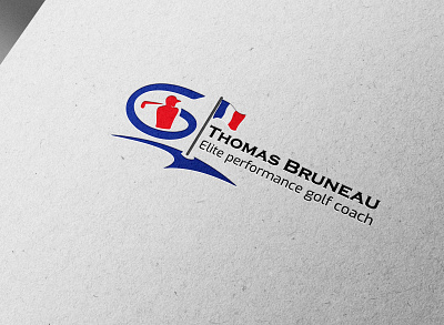 Thomas-Bruneau Logo branding graphic design logo