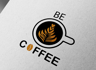 Be Coffee Logo branding graphic design logo