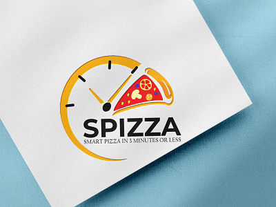 SPIZZA Logo branding design graphic design illustration logo typography vector