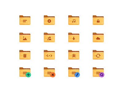 Folder icon ui design