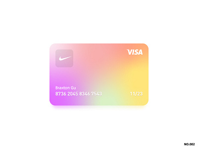 Fluid Gradient Credit Card icon illustration vector