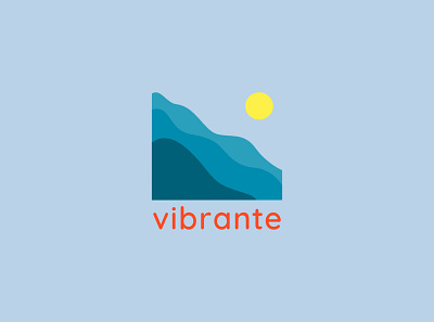 Vibrante branding graphic design logo