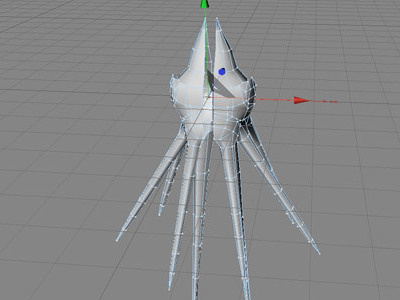 squid model 3d modeling