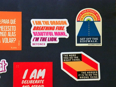 Google Women's Sticker Detail beyonce design dolores huerta feminism fridakahlo google maria ressa sticker women