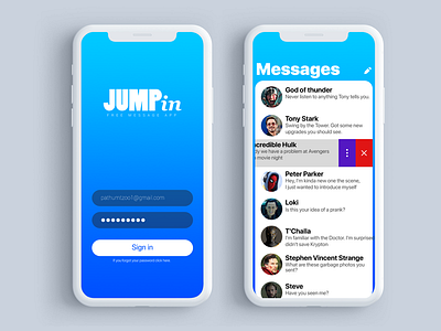 Jump In Message android details ios iphone listing offer property real estate search sell ui ux