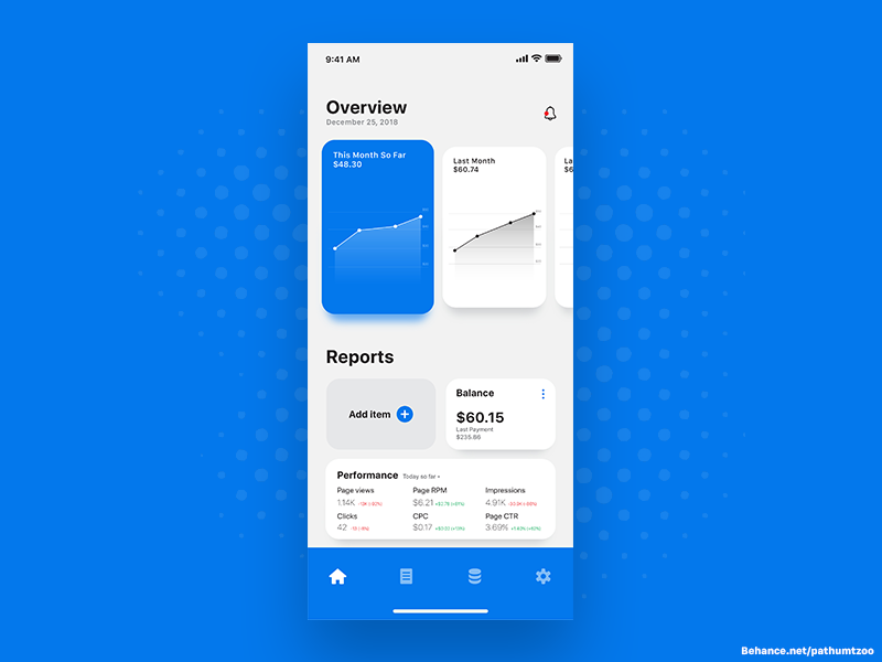 Adsense UI business app vector design ios apple web typography graphic design branding illustration app adsense clean ux ui