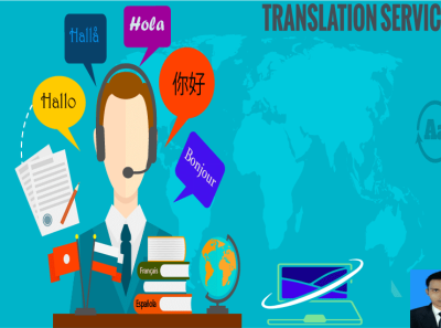 Translator branding graphic design illustration logo translation translator typography vector