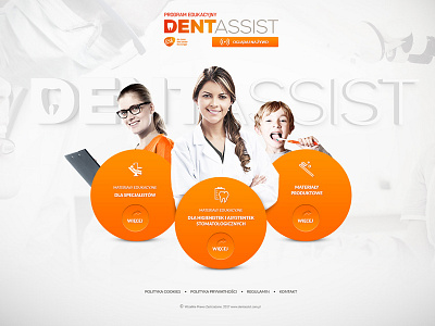 DentAssist Website dentist design health orange website