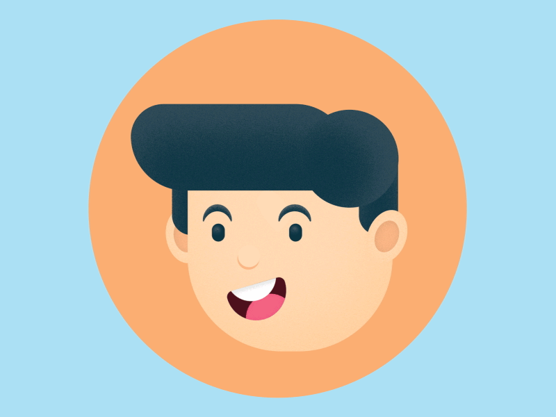 Profile Picture 2019 after effects animation character design gif illustration illustrator motion graphics profile picture