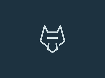 Brand concept brand logo wolf