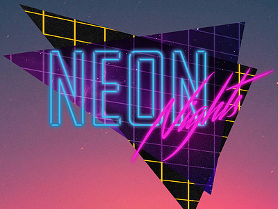 Neon Nights 80s neon neon nights outrun retro retrowave synthwave