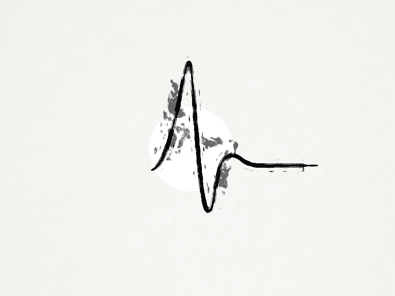 Hey Dribbble! after effects beat debut heart motion sketch