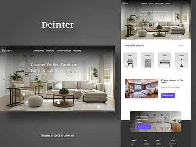 Deinter Web Design - Landing Page 1