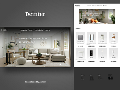 Deinter Web Design - Landing Page 2