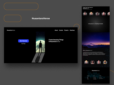 Nusantaraverse - Landing Page Design animation auxstar auxtaar auxtar branding design figma illustration indonesia logo metaverse nft nusantaraverse page landing pagelanding ui ux web design webdesign