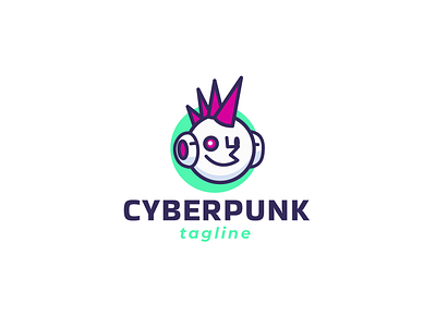 CyberPunk Logo cyberpunk design illustration logo punk sport tech vector