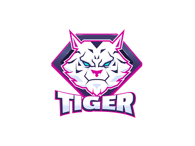 Tiger ESport logo branding esport graphic design logo sport tiger vector