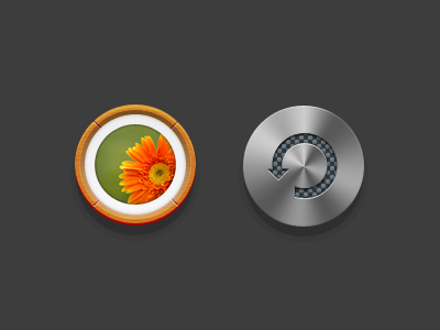 small icon backup gallery metal