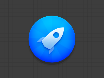 Rocket icon launchpad rocket
