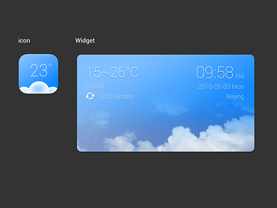 weather icon & widget