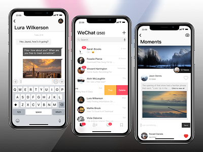 WeChat for iPhone X