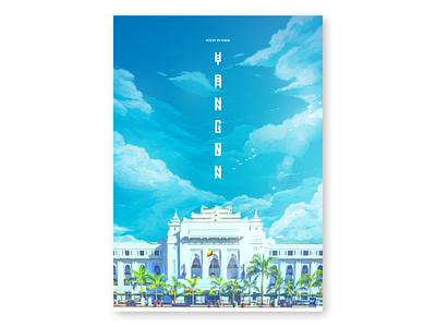 Yangon As Anime 2 graphic design