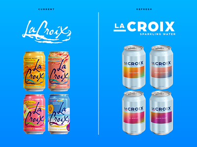 La Croix Refresh brand brand identity branding can drink logo package design sparkling sparkling water