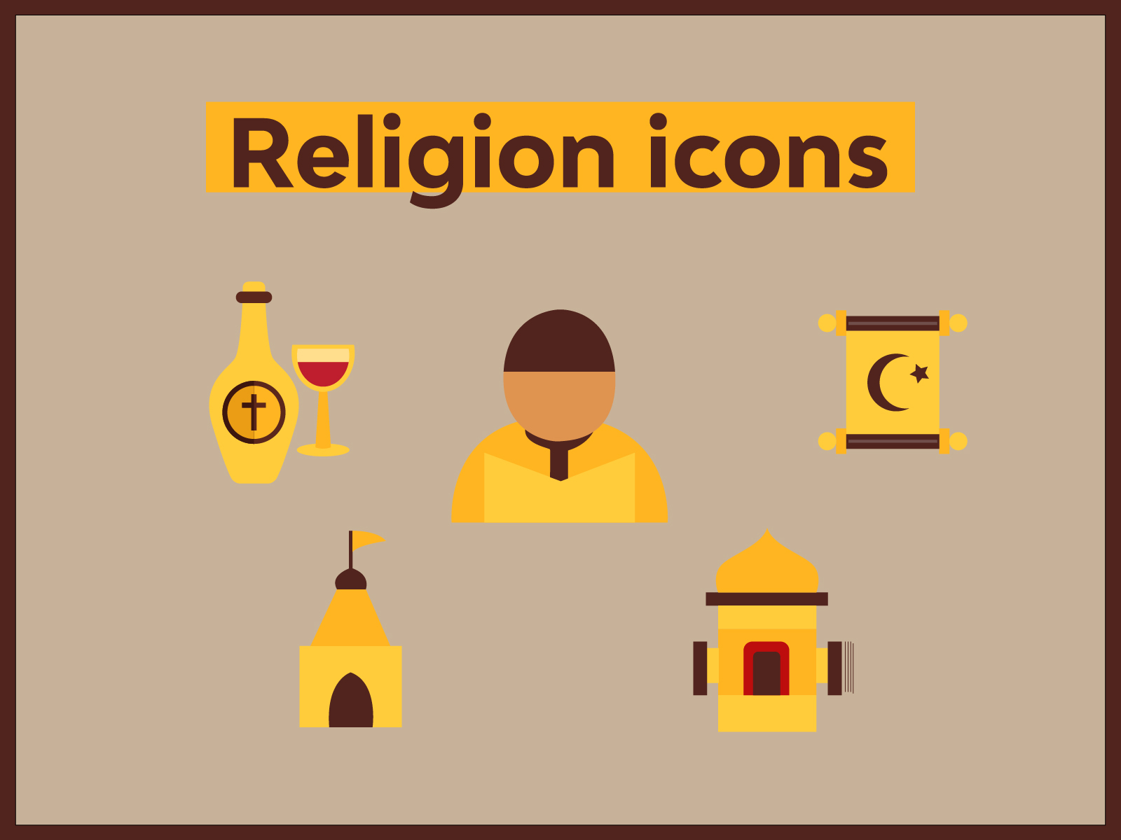 Icons Theme Religion 06 by Cantik Kreatif Kolaborasi on Dribbble