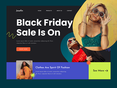 Fashion Design Landing Page. apparel clothing clothing brand clothing company clothing line dark ecommerce fashio design fashion header homepage landing page layout online shop outfit shop streetwear style typography user interface